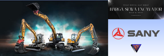 Harga Sewa Excavator Sany