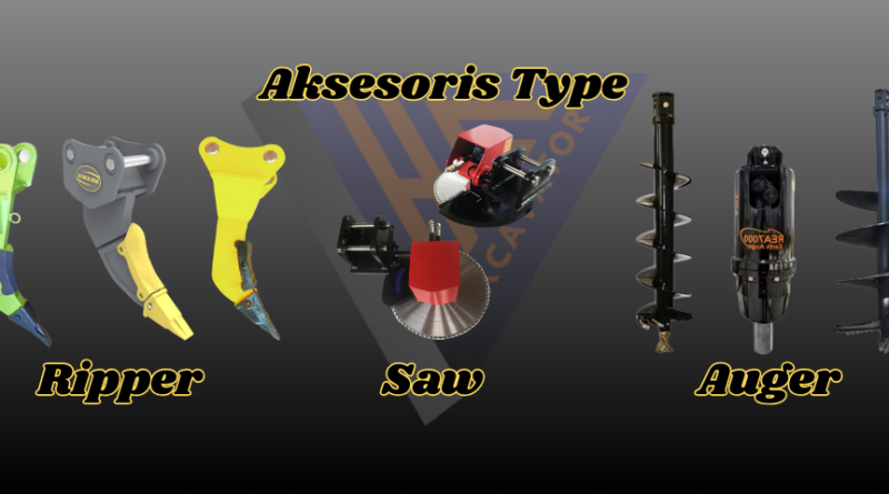 Harga Sewa Aksesoris Ripper-Saw-Auger Excavator