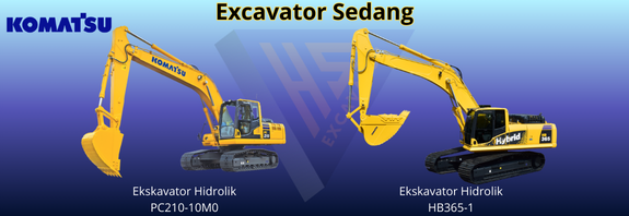 Excavator Sedang Komatsu