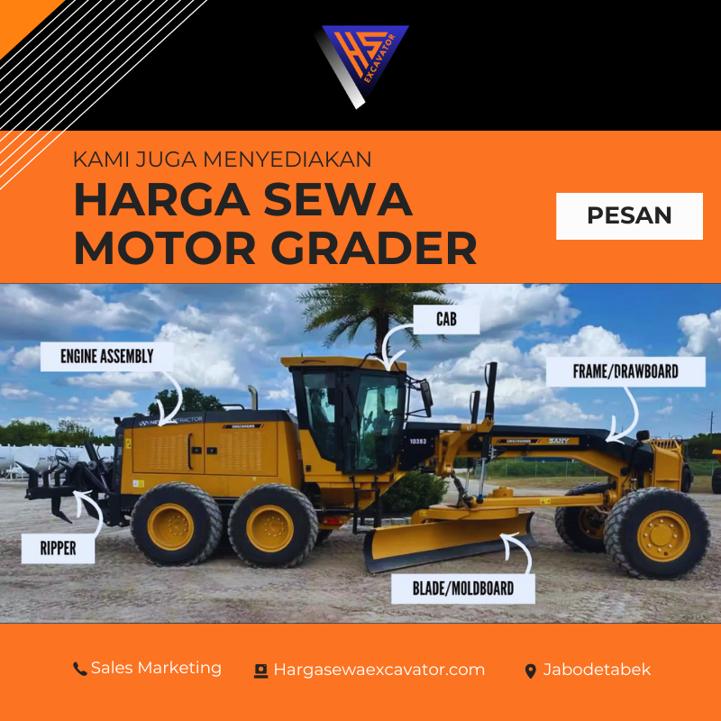 Harga Sewa Motor Grader Terbaru : Daftar Harga, Spesifikasi, dan Tips Memilih Jasa Terpercaya