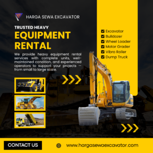 HARGA SEWA EXCAVATOR